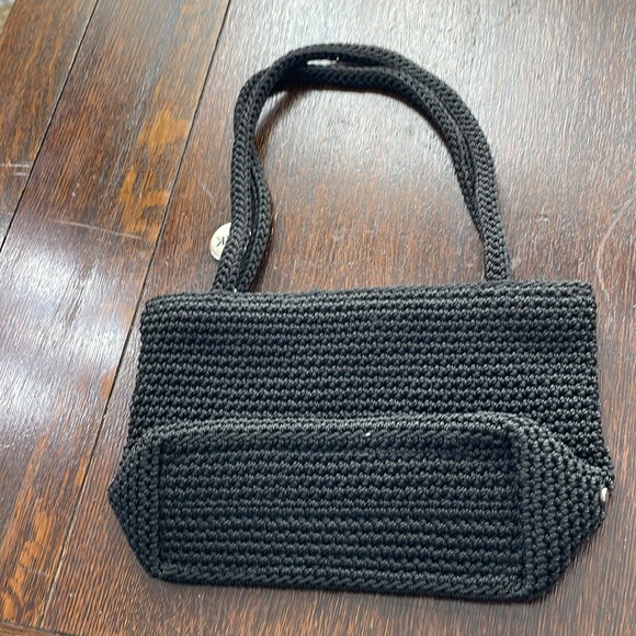 The Sak, small black crocheted evening bag - Picture 3 of 10